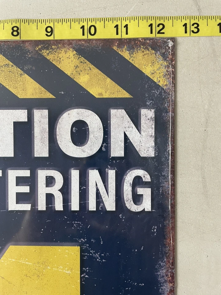 Michigan Wolverines NCAA Caution Fan Zone Tin Sign Bar Man Cave Décor 16 X 12.5 - Image 4 of 4