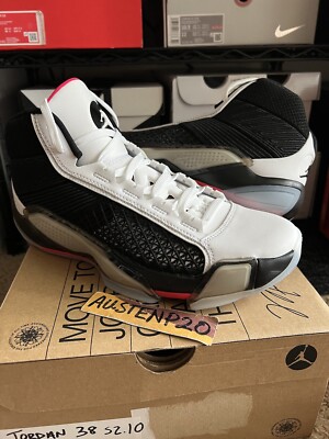 NEW $200 NIKE AIR JORDAN 38 XXX8 FUNDAMENTALS Black Red sz Mens 10