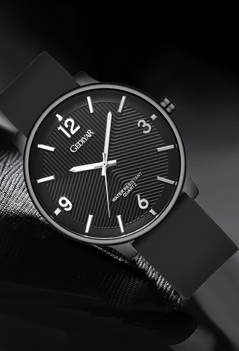 Minimalist Men's Waterproof Watch with Analog Quartz Movement - Elegant Gift - Picture 9 of 10