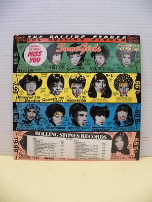 12'' LP EX The Rolling Stones Some Girls 1978 Promo Bright Celeb Cover COC 39108