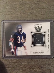 walter payton game worn jersey