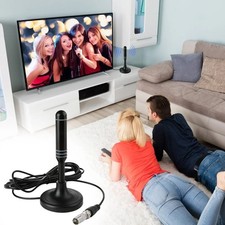 UK Best Portable TV Antenna Indoor Outdoor Digital HD Freeview Aerial Ariel NEW