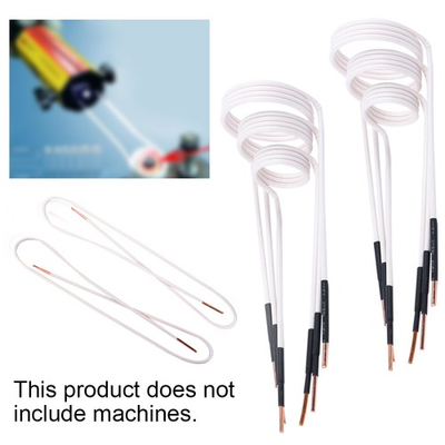 #ad 8PCS Flameless Induction Heater Kit Heating Tool Coils White For Magnetic Heater $33.81