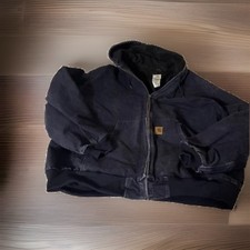 VTG Carhartt J25 MDT Sandstone Active Jacket Midnight Blue Faded 4XL USA Made