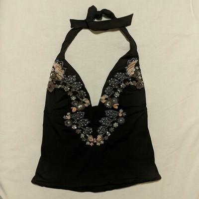 LA PERLA Beaded Swim Top NWT Orig $350