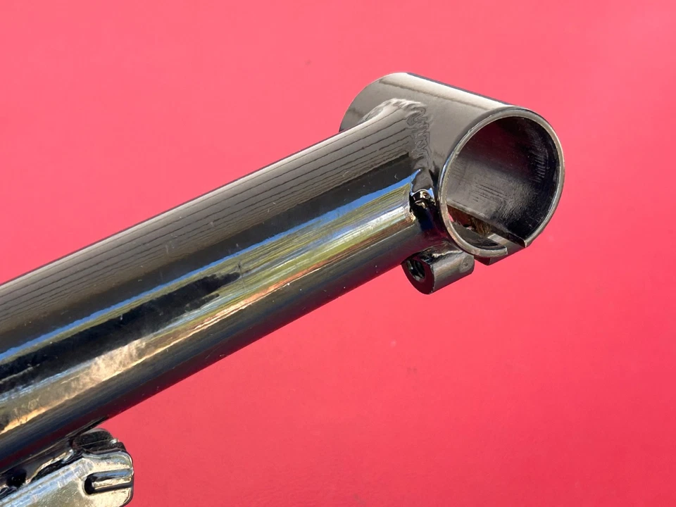 De colección Nitto MTB Rodillo Pluma Vástago Cuello de Ganso 22.2 Negro Años 80 Cable Guía Elevador Foto 4 de 4