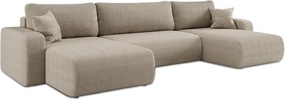Best For Home Ecksofa L-Form mit Schlaffunktion Bettkasten Sofa modern Komfort