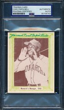 1976 Douglas/Bell Monarch's Manager, 1948 Card Cool Papa Bell Signed PSA/DNA