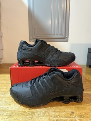 Men's Size 9.5-New Nike Shox NZ Shoes Triple Black 378341-001 Fast