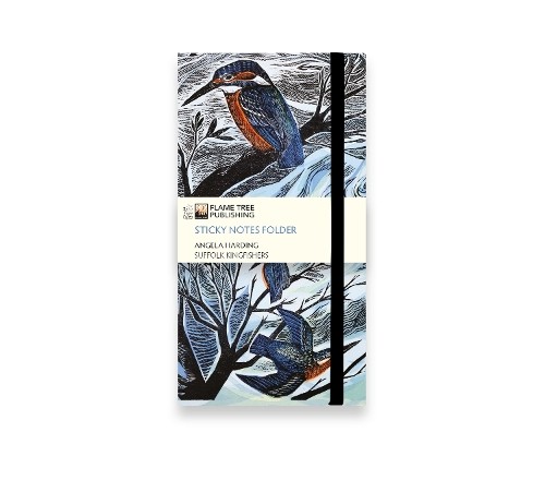 Angela Harding: Suffolk Kingfishers Flame Tree Sticky Notes Folder Flame Tree Studio - Image 3
