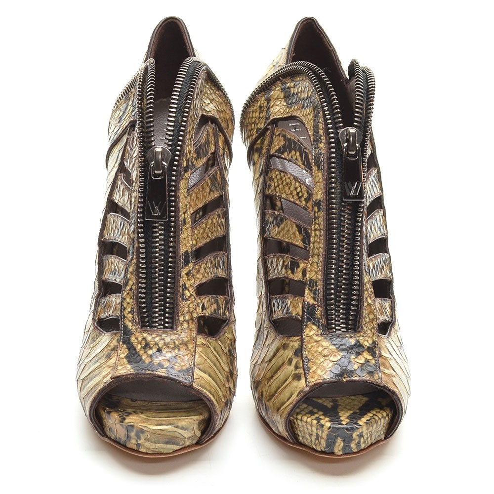 Ladies H | Williams Rueda Python Top Zip Pump 36 … - image 3