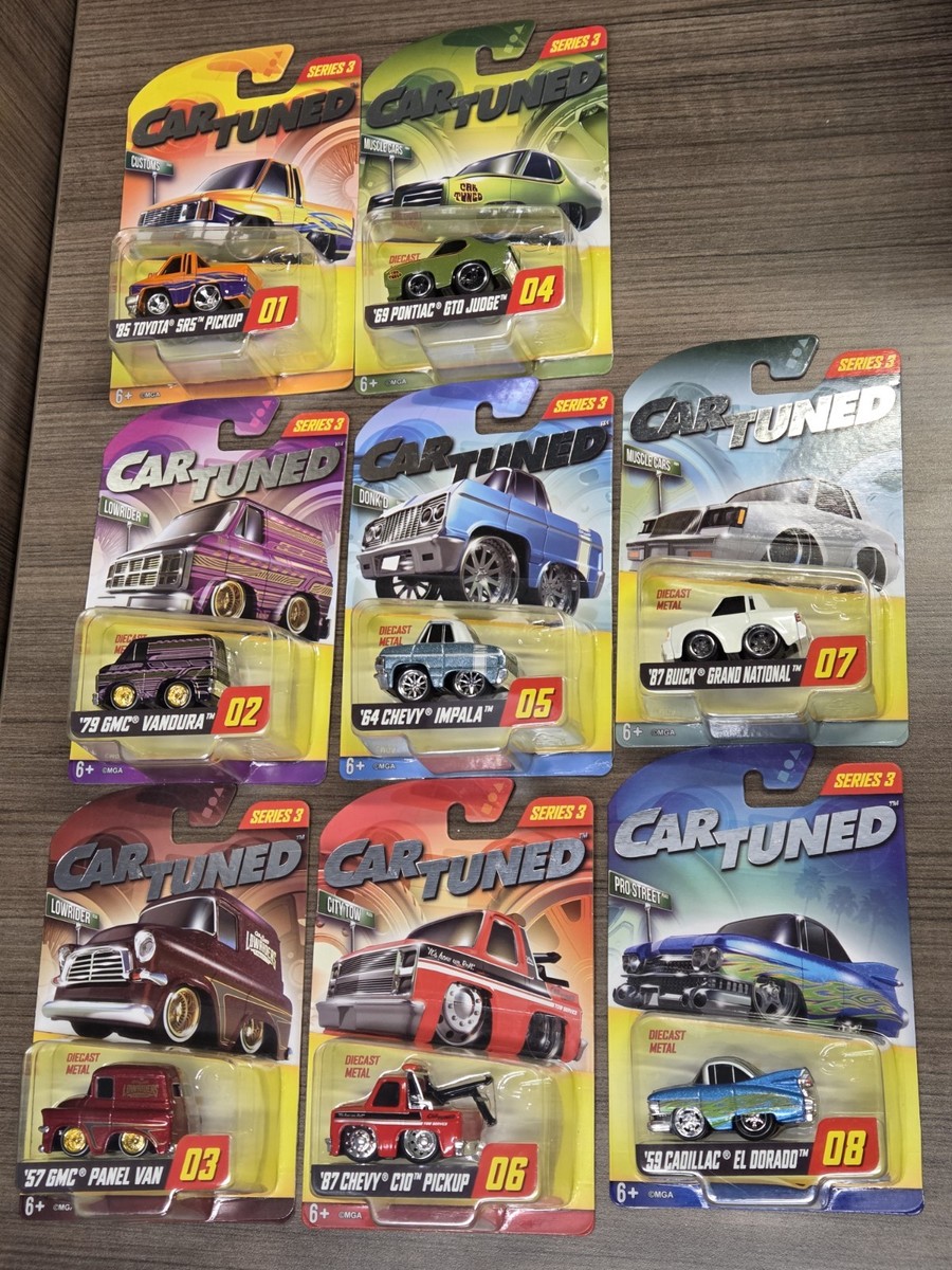 Walgreens Exclusive Car Tuned Diecast Series 3 Complete Set Of 8
