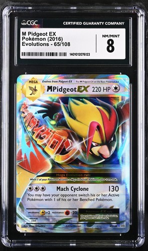 M Pidgeot-EX graded CGC 8 for sale on eBay