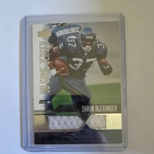 UD 2004 Shaun Alexander UD Game Jersey Memorabilia #SA-GJ Seahawks Game Worn! 