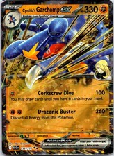 CYNTHIA'S GARCHOMP EX POKEMON ASCENDED HEROES 111/217 DOUBLE RARE LIGHTLY PLAYED