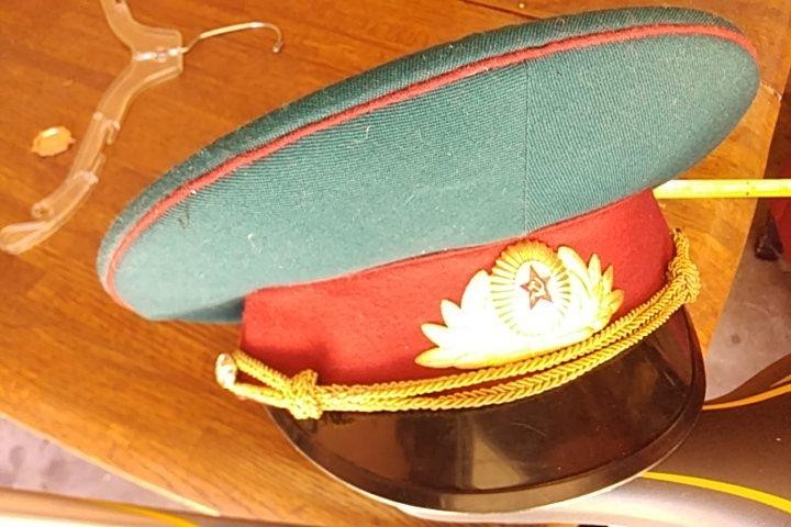 ORIGINAL SOVIETE MVD UNIFORM VISOR CAP HAT PLUS FREE GIFT!!