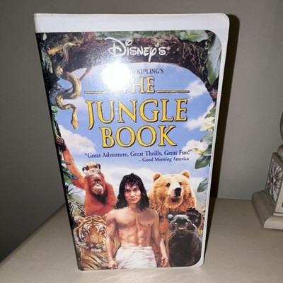 Walt Disney Video The Jungle Book VHS Children's Adventure NTSC PG 1994 Jason S 
