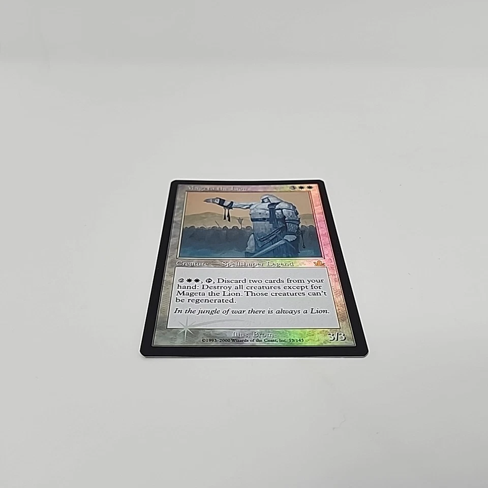 Mageta the Lion Foil Card Prophecy MTG Magic the Gathering NM / M 13/143 - Image 2 of 3