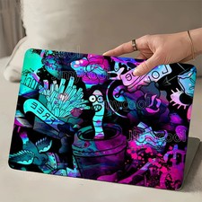 2 Pack Colorful Graffiti Pattern Laptop Art Case Universal Laptop Skin Sticker