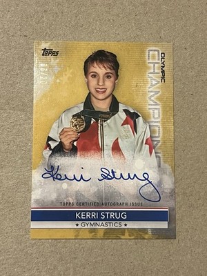 2021 TOPPS US OLYMPIC TEAM OLYMPIC CHAMPIONS GOLD 6/20 KERRI STRUG AUTOGRAPH