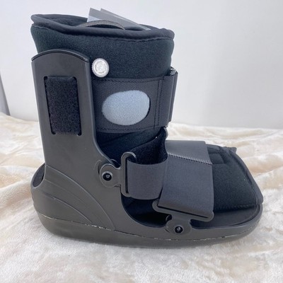 NEW Comfortland Premium Low Top Air Walker Boot Small Black 61-324-2