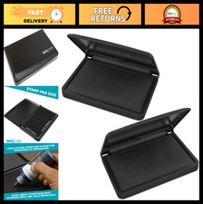 Large Black Stamp Pad - 2-3/4" x 4-1/4" - Premium Felt Ink Pad - Set of 2