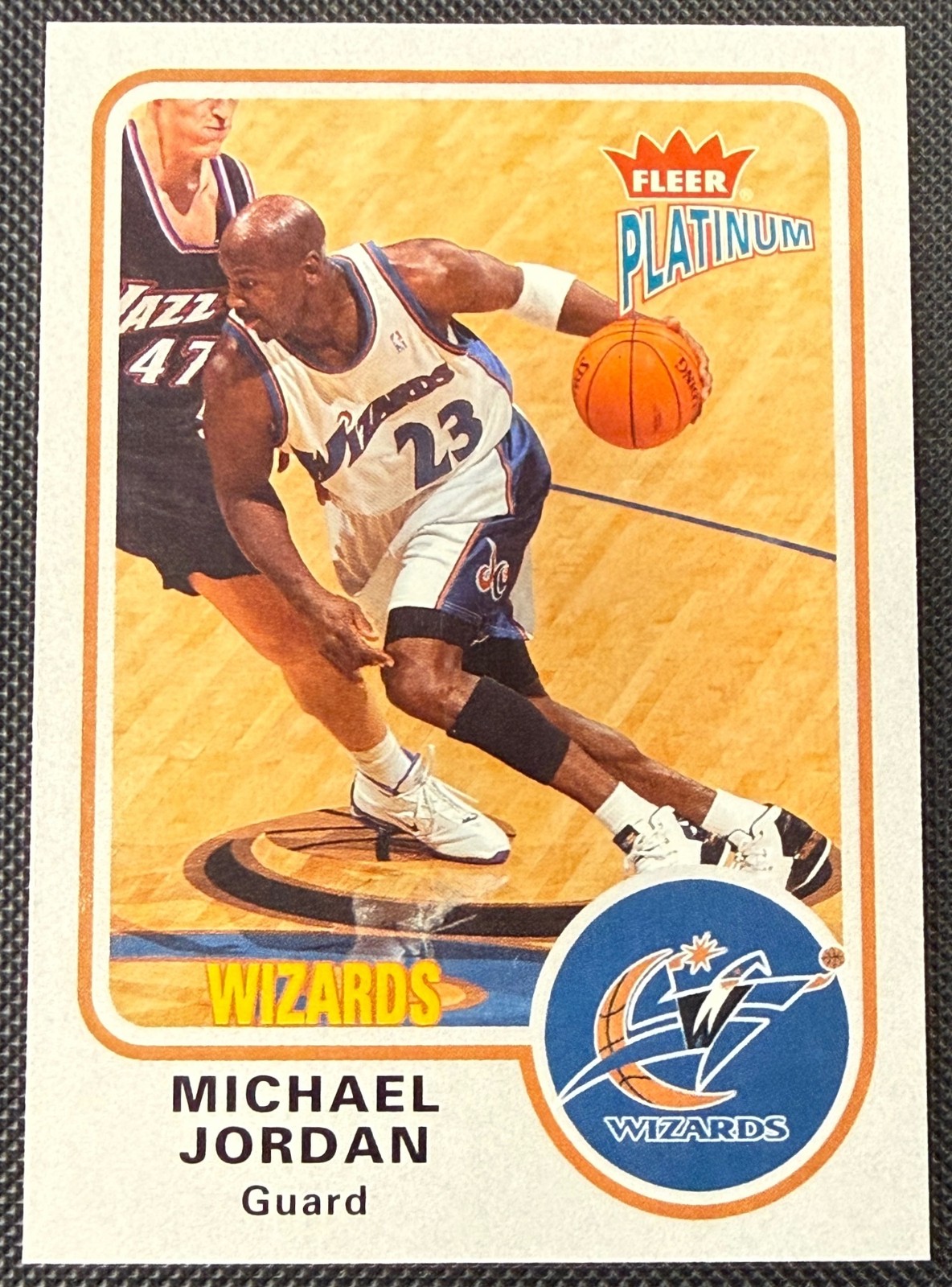 2002-03 Fleer Basketball Platinum Michael Jordan #91 Washington Wizards