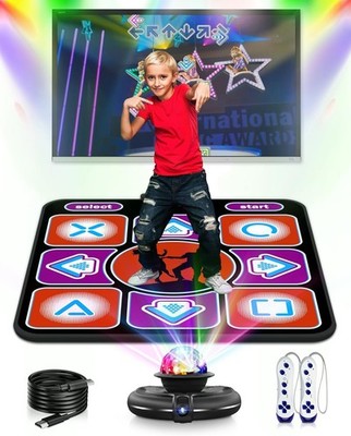 Kinder Tanzmatte mit kabellosem Controller, rutschfest, 150 Songs