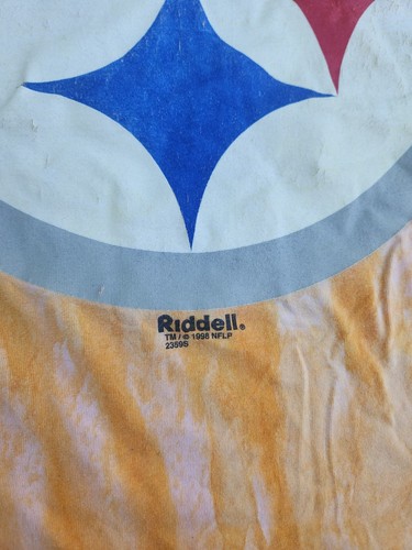 Vintage 1998 Men's Pittsburgh Steelers Tie Dye Shirt Orion XL Riddell - Picture 2 of 6