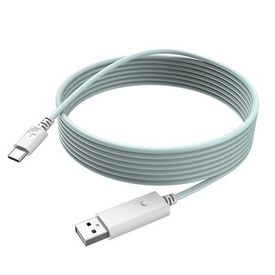 USB-C Cable for G7 SE, G7, T4 Kaleid (White & Cyan)