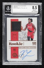 2019 Encased Rookie Jersey FOTL Bronze 20/35 Nassir Little #230 BGS 8.5 Auto 6fs