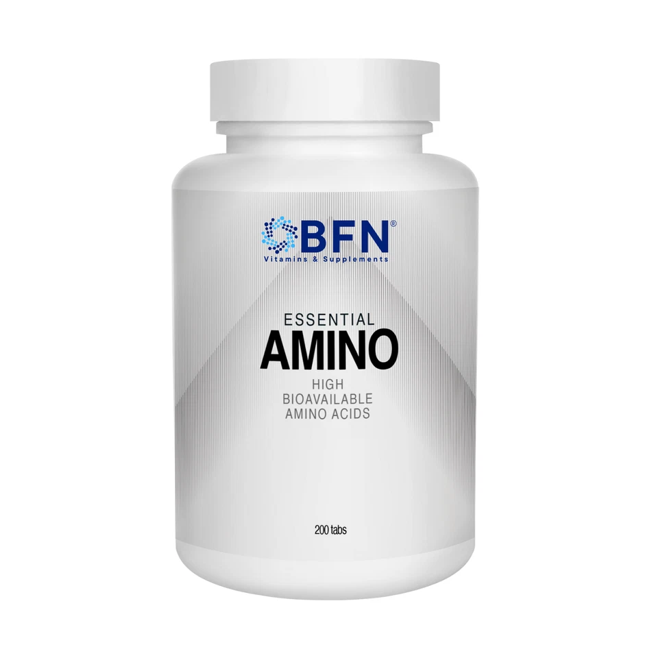 Aminoacidi Essenziali Essential Amino 200 cpr con Vitamina B, Zinco Magnesio BFN