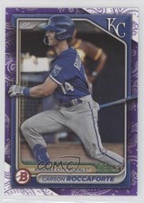 2024 Bowman Prospects Purple Pattern 175/199 Carson Roccaforte #BP-33 16rl