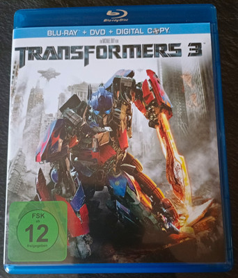 Transformers 3 Film auf Blu-ray + DVD inkl. Digital Copy, FSK 12, Blu-ray-Hülle