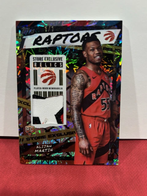 2025-26 Topps Alijah Martin Store Exclusive Relic 1/1 Rookie Multi Color Patch !!️