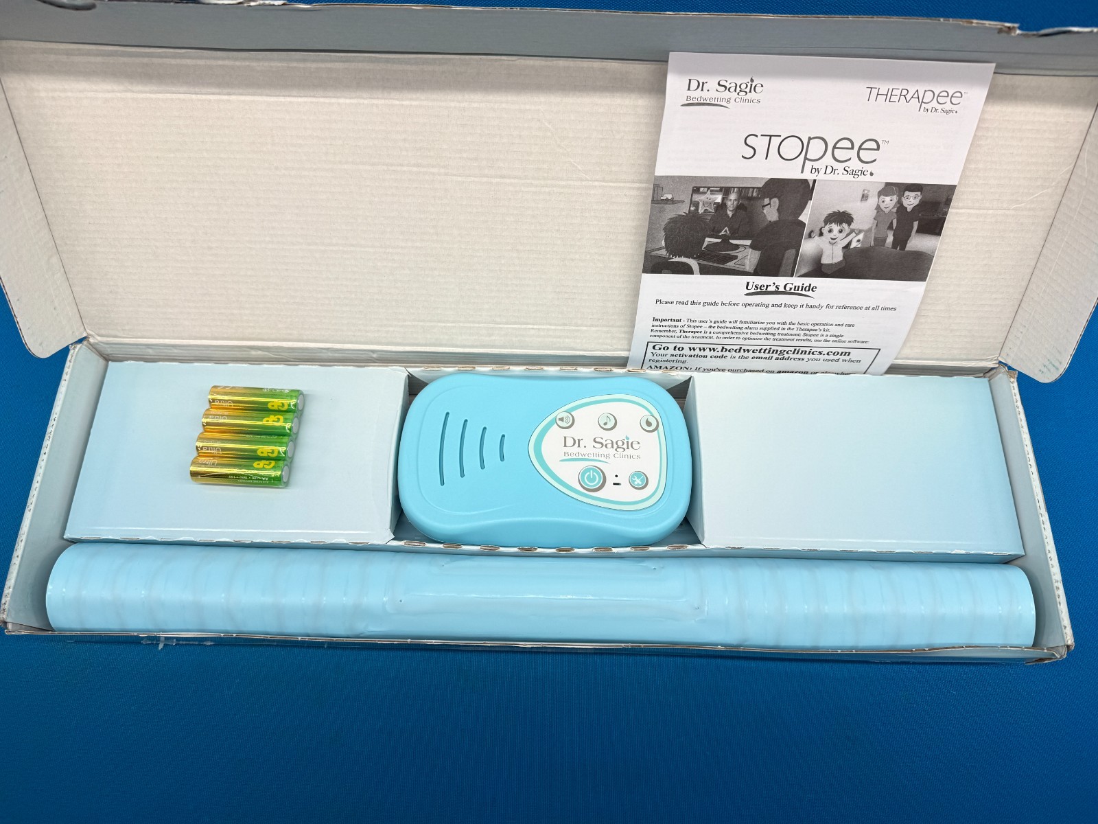 Therapee by Dr. Sagie Bedwetting Clinics #1 Bedwetting Solution Alarm Mat