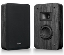 On-Wall Speakers (Pair),Flexible Install Wall-Mountable Surround Speaker,4 Oh...