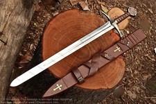 Templar Accolade Sword Knight Medieval Crusader Catholic European Knight Cosplay