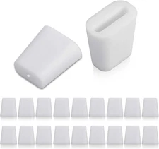 20Pcs White Rubber Feet for Sink Grid Rack Protectors Kitchen Sink Wire Bumpers