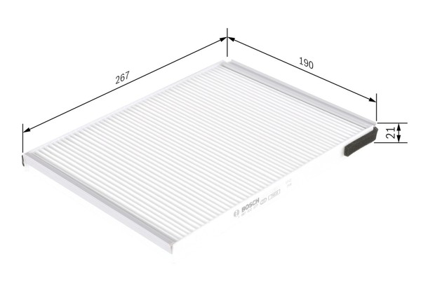Bosch Innenraumfilter 1 987 432 077 Partikelfilter FüR Xsara CitroËN N1 N2 N0-image