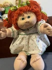 Cabbagepatch Red Double Ponies Green Eyes KT Factory 1984 HM4 Pacifier Face VTG