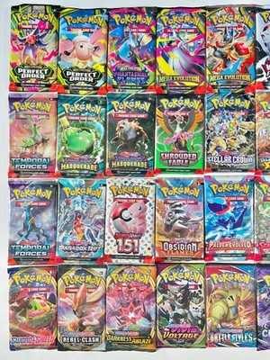 Pokemon 36 Booster Packs Sealed - Evolving Skies + Prismatic + Destined &  More!
