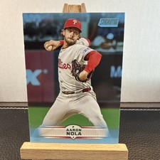 2025 Topps Stadium Club Aaron Nola #145 Light Blue Parallel Phillies