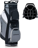 Gymax Golftasche Mit 14 FäChern, Golf Cartbag Mit 7 ReißVerschlusstaschen & Rege