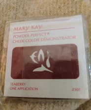  Mary Kay Teaberry 2301 Sample Powder Perfect CHEEK COLOR Blush ONE Pack 12