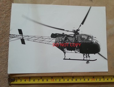 HUBSCHRAUBER G-AVEE Areospatiale SE.3130 Alouette II Original FOTO