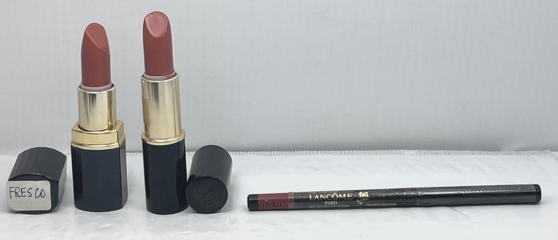 LANCOME  - FRESCO (2) Rouge Sensation Lipstick + Le Crayon Lip Contour Lipliner