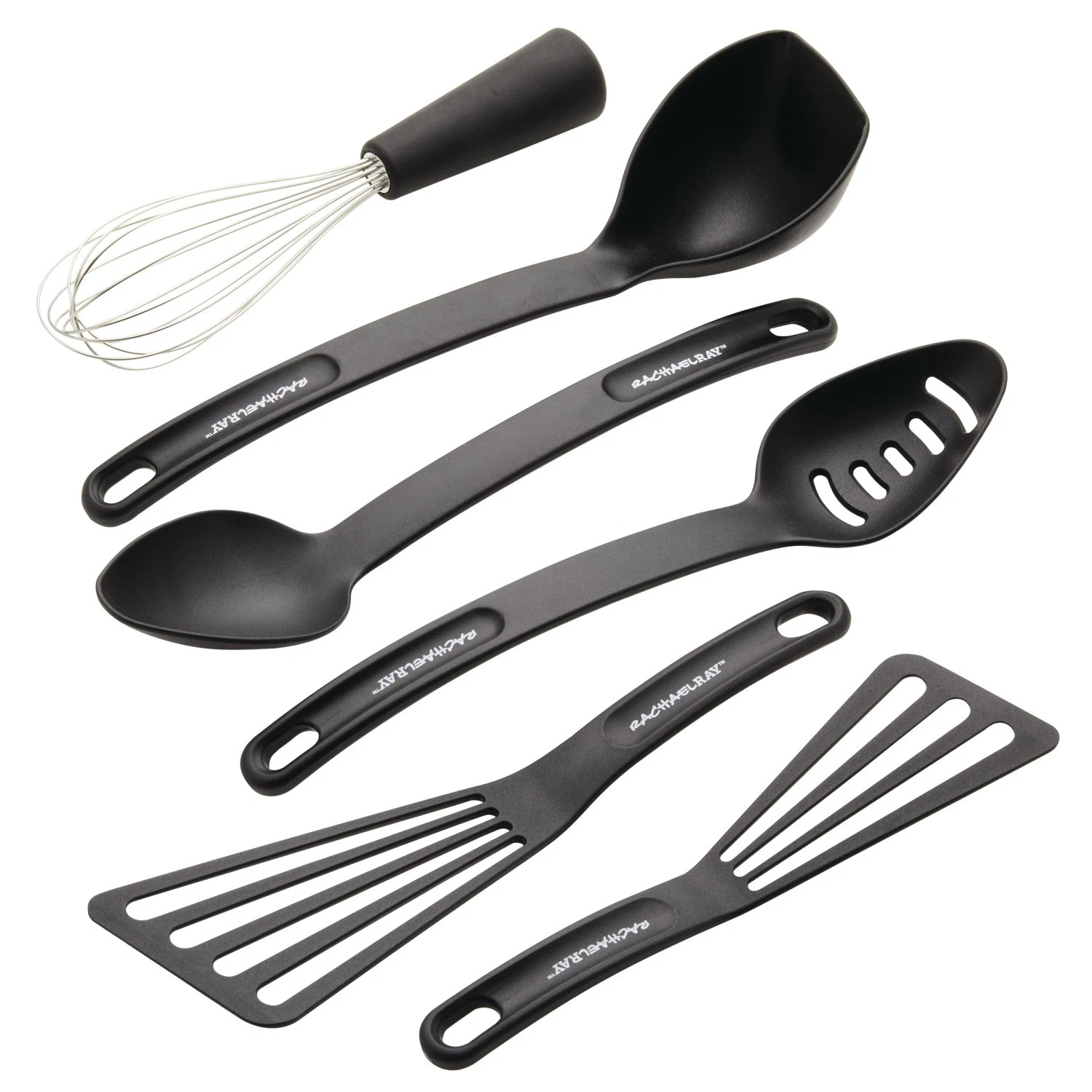Rachael Ray Tools and Gadgets Kitchen Utensil Set, 6-Piece, Black
Opens in a new window or tab