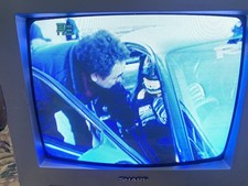 SHARP VT-14GH7 14 Inch CRT TV VCR VHS Tape Combo Retro Color Japan As-Is Tested