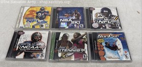 Lot of 6 Sega Dreamcast Games; NFL2K, Championship Surfer & More *Untested*